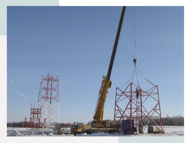 Монтаж вышек связи в белебее