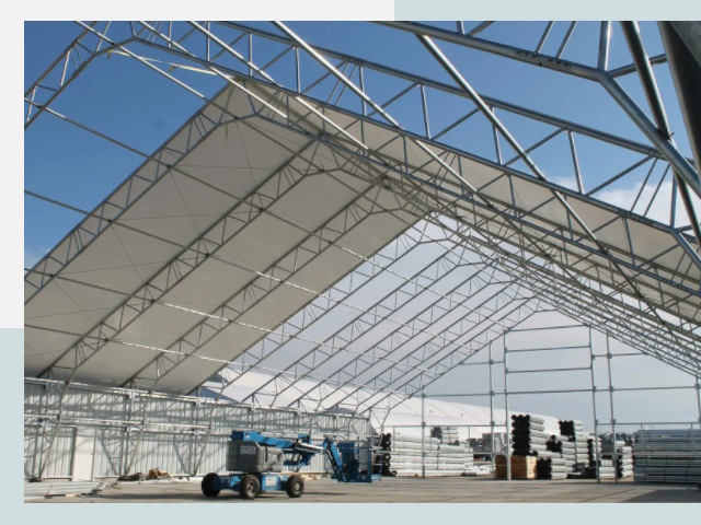 Каркасно-тентовые сооружения от СтальСтрой-Блб по цене 612 руб.