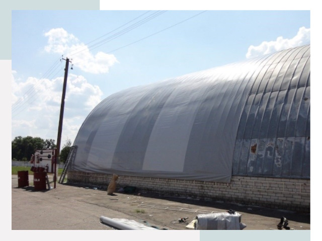 Ремонт ангаров в белебее